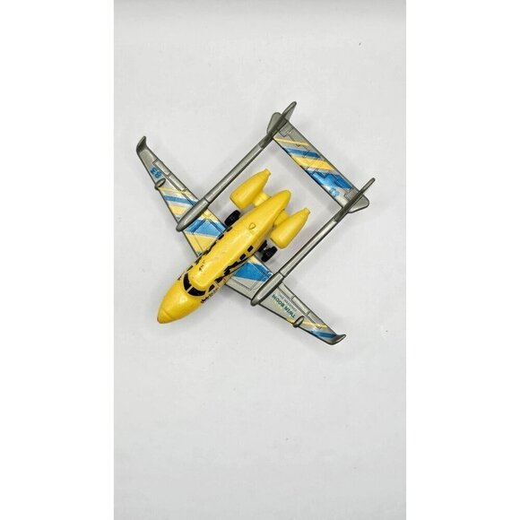 Matchbox 2009 Sky Busters Twin Boom Charter Inc Yellow Diecast SB83 D12 Thailand - Picture 1 of 12